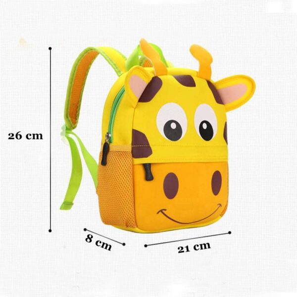2021 New 3D Animal Children Backpacks Brand Design Girl Boys Backpack Toddler Kids Neoprene School Bags Kindergarten Cartoon Bag