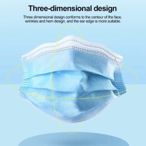 200 Disposable Surgical Mask Earloop 8 Types Mouth Mask 3 Layers Meltblown Non-Woven Breathable Medical Face Mask